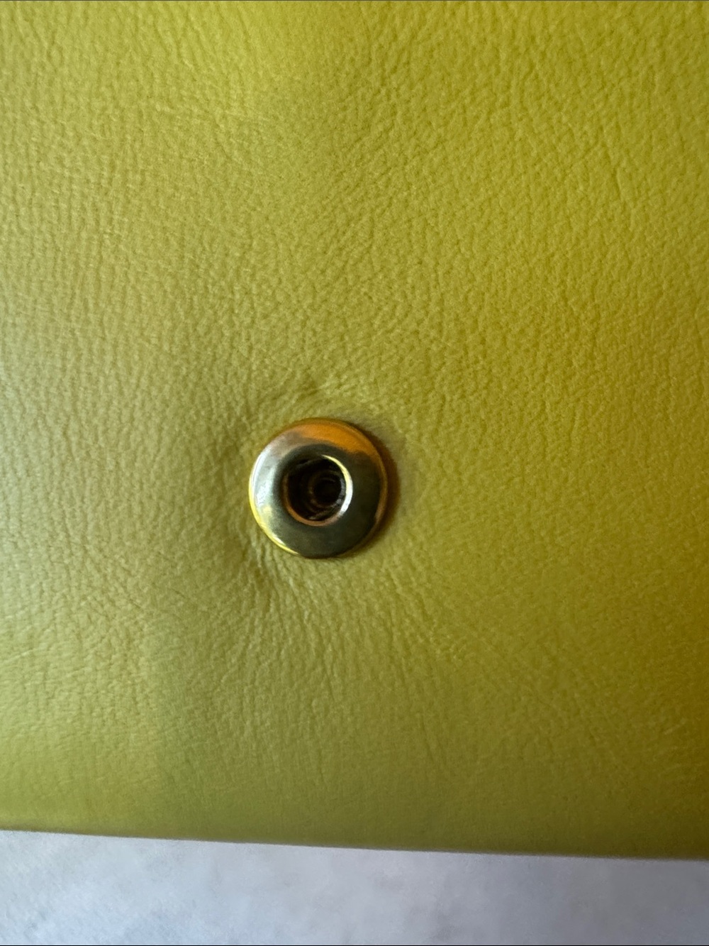 Yves Saint Laurent Yellow Leather Y Ligne Long Wallet with dustbag - Picture 9 of 16